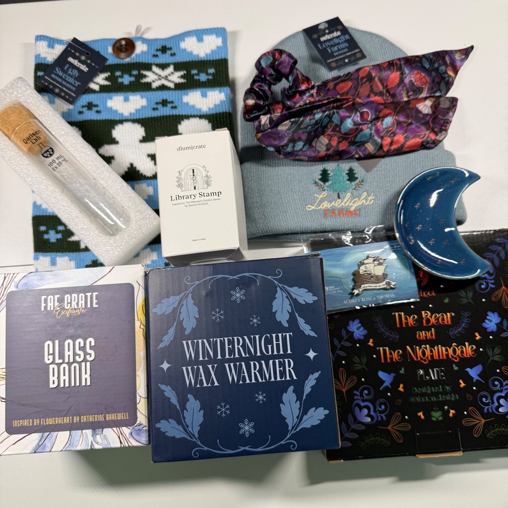 BOOK BOX BUNDLE FairyLoot Illumicrate FaeCrate Owlcrate Bookish Litjoy Cozy NEW
